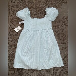 NWT Aritzia Sunday Best Sky Blue Gingham Dress